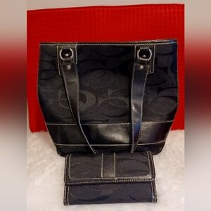 MATCHING PURSE AND BILLFOLD  (NO BRAND ON IT)